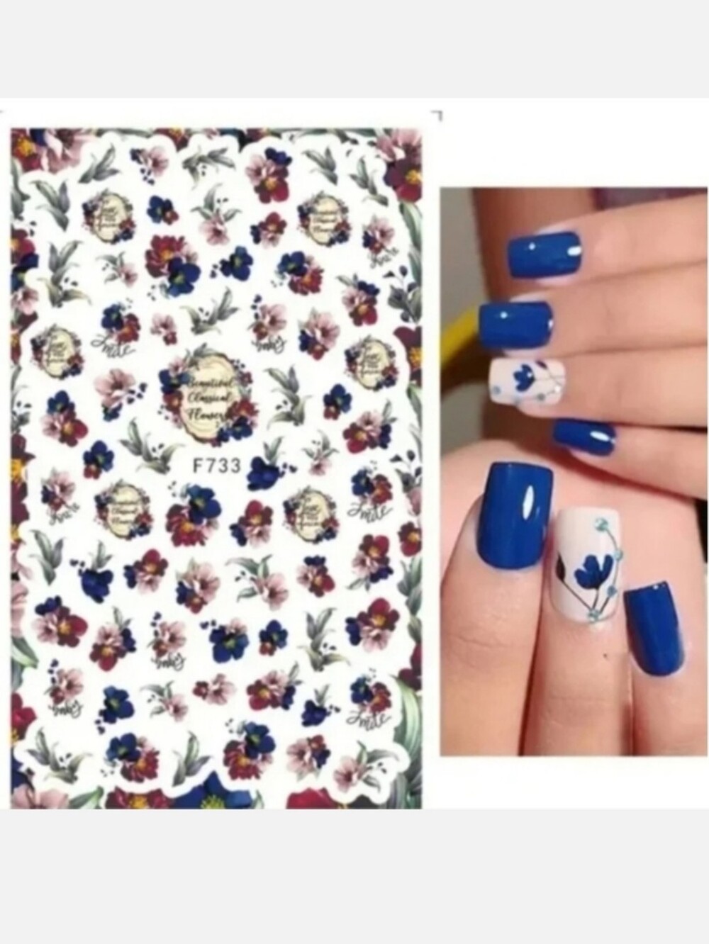 4 FOR $15 💕 Trendy Nail Art Transfer Stickers Decals - Picture 4 of 4